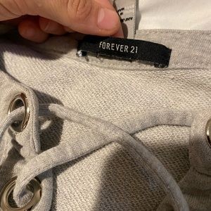 Cropped forever 22 sweater